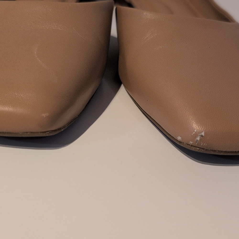Antonio Melani Tan Flats Leather Sz. 7 1/2 - Picture 7 of 12